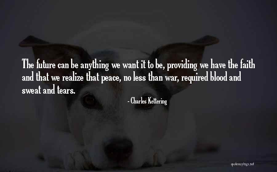 Peace Required Quotes By Charles Kettering