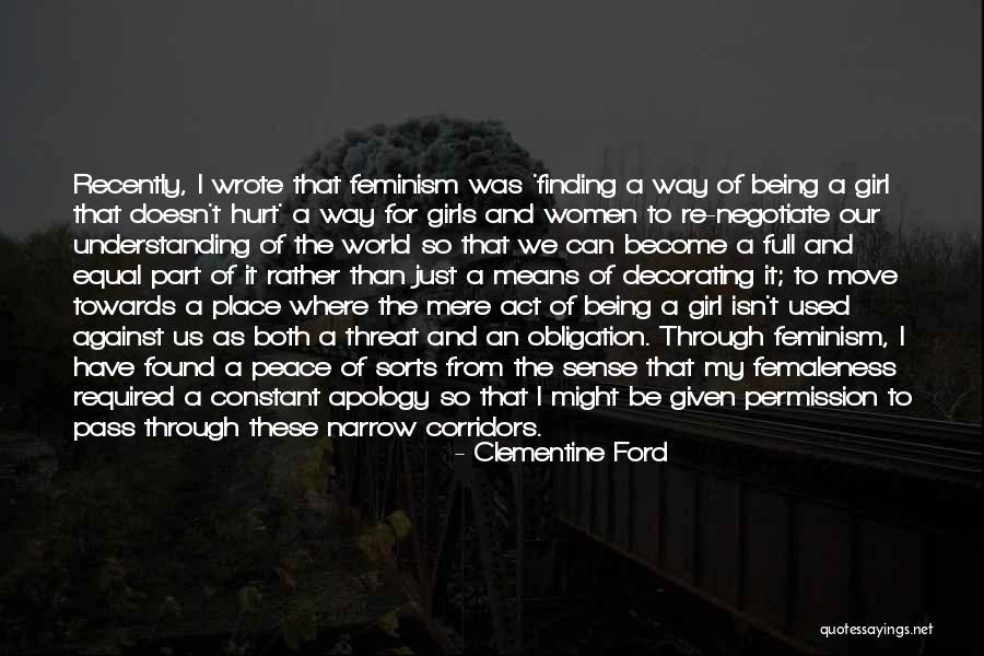 Peace Required Quotes By Clementine Ford Peace Required Quotes By Clementine Ford