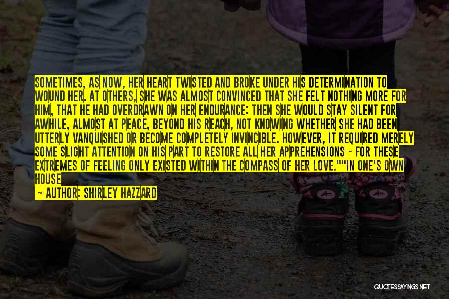 Peace Required Quotes By Shirley Hazzard