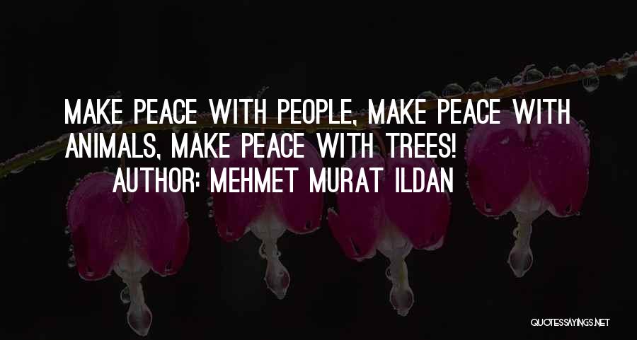 Peace Sayings Quotes By Mehmet Murat Ildan