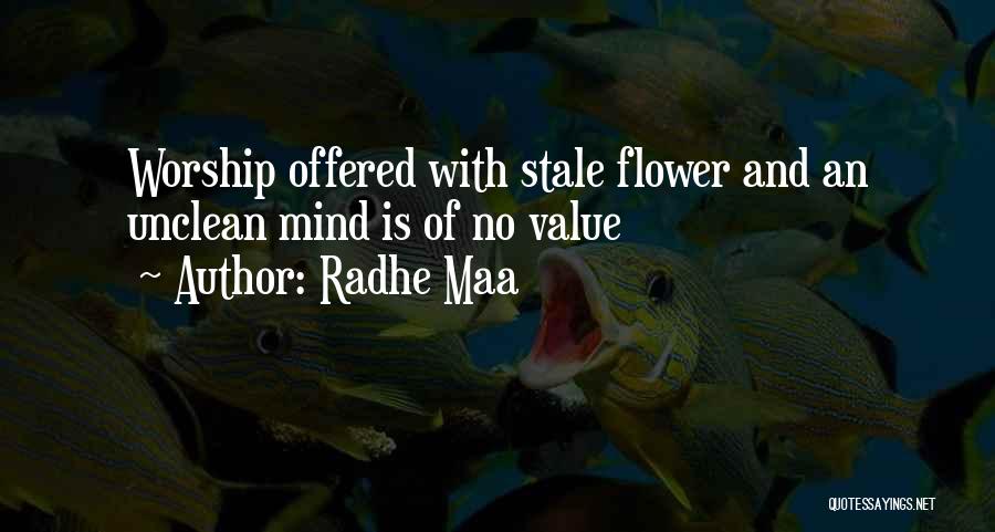 Peace Sayings Quotes By Radhe Maa