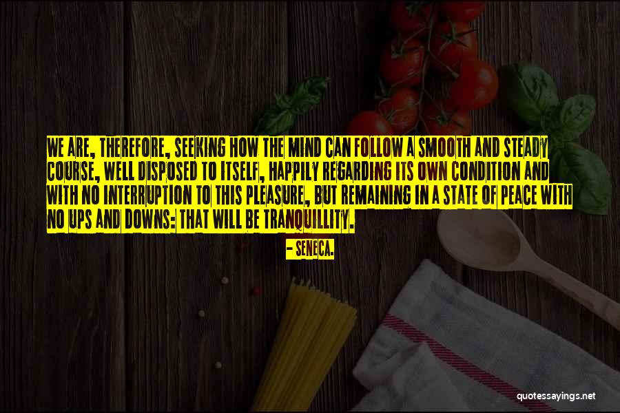 Peace Seeking Quotes By Seneca. Peace Seeking Quotes By Seneca.