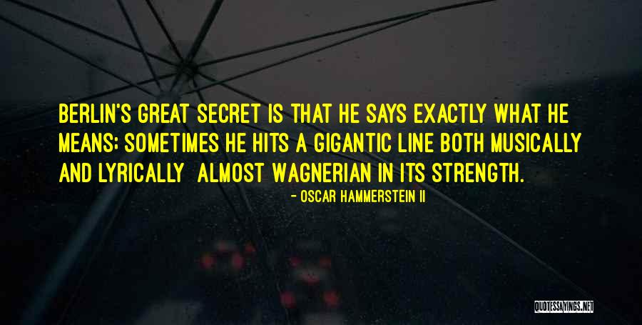 Peace Sustaining Quotes By Oscar Hammerstein II Peace Sustaining Quotes By Oscar Hammerstein II