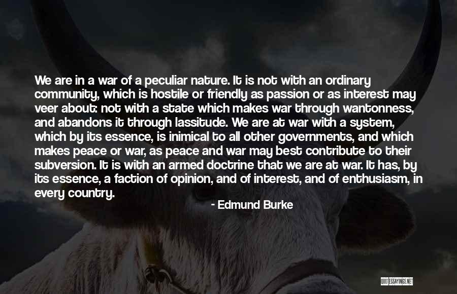 Peace Through War Quotes By Edmund Burke Peace Through War Quotes By Edmund Burke