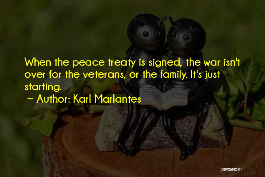 Peace Treaty Quotes By Karl Marlantes