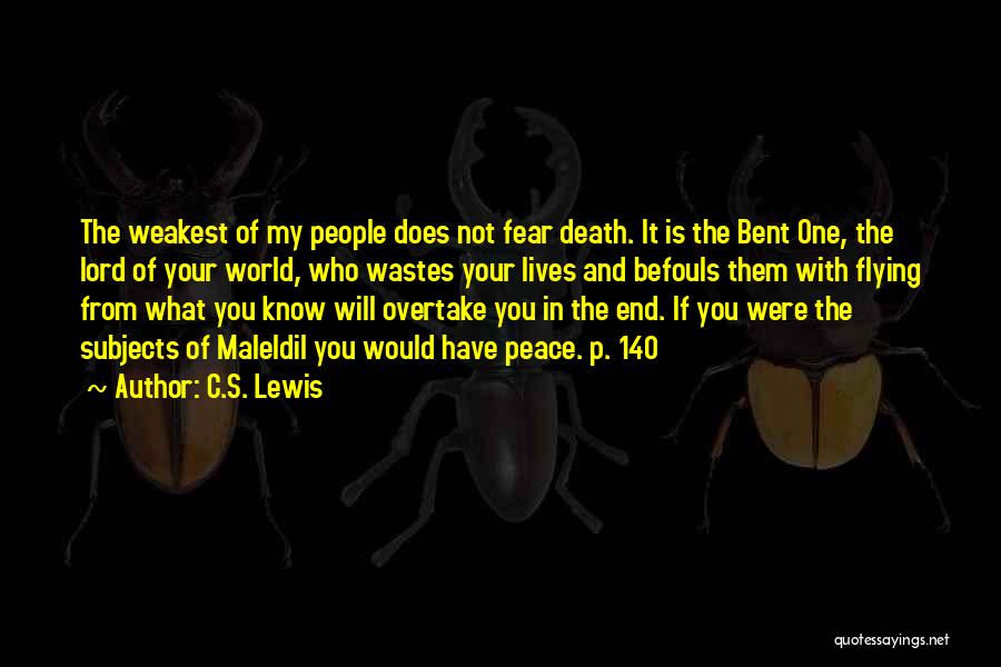 Peace With Death Quotes By C.S. Lewis