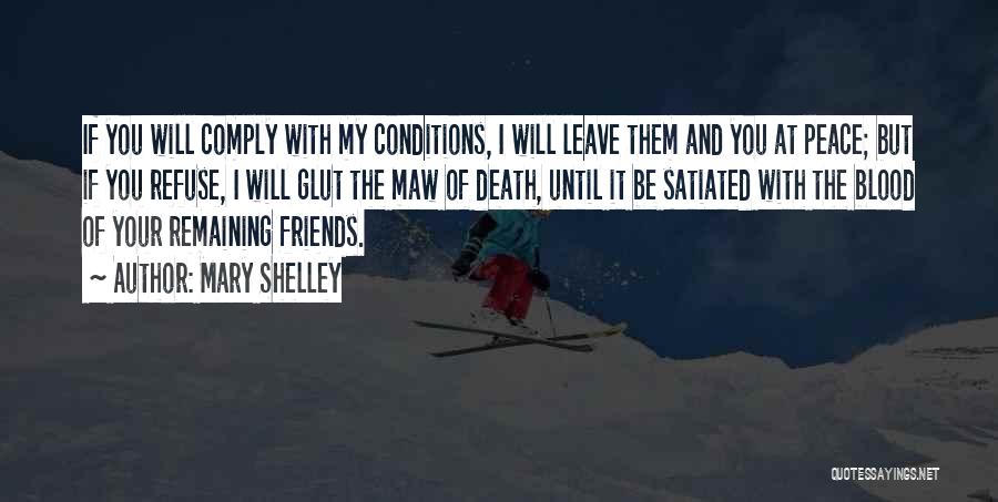 Peace With Death Quotes By Mary Shelley