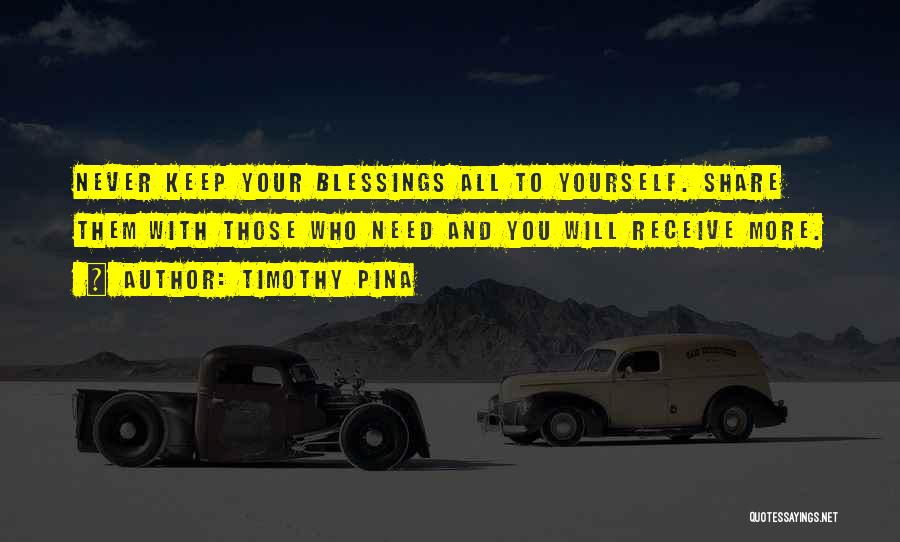 Peace With Yourself Quotes By Timothy Pina
