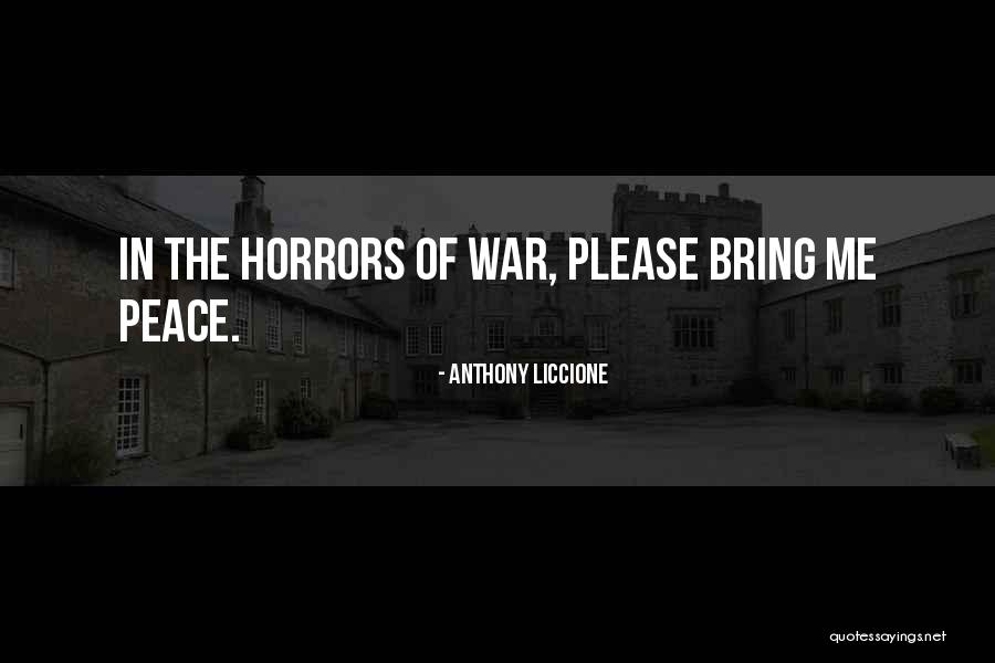 Peace Within Chaos Quotes By Anthony Liccione Peace Within Chaos Quotes By Anthony Liccione