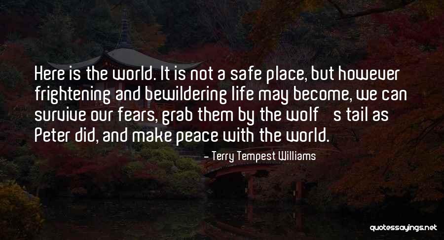 Peace You Wolf Quotes By Terry Tempest Williams Peace You Wolf Quotes By Terry Tempest Williams