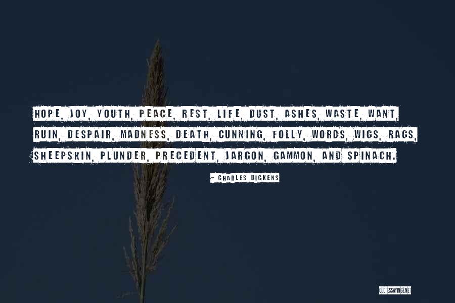 Peace Youth Quotes By Charles Dickens Peace Youth Quotes By Charles Dickens