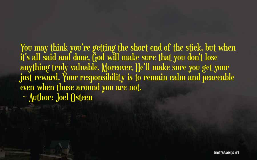 Peaceable Quotes By Joel Osteen