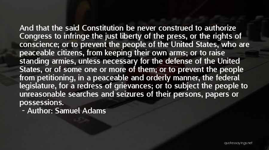 Peaceable Quotes By Samuel Adams