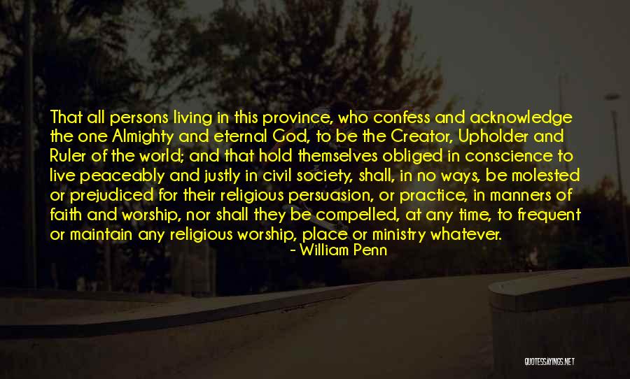 Peaceably Quotes By William Penn Peaceably Quotes By William Penn