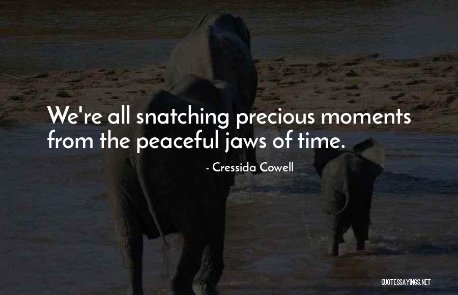 Peaceful Moments Quotes By Cressida Cowell