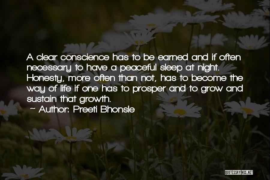 Peaceful Night Quotes By Preeti Bhonsle