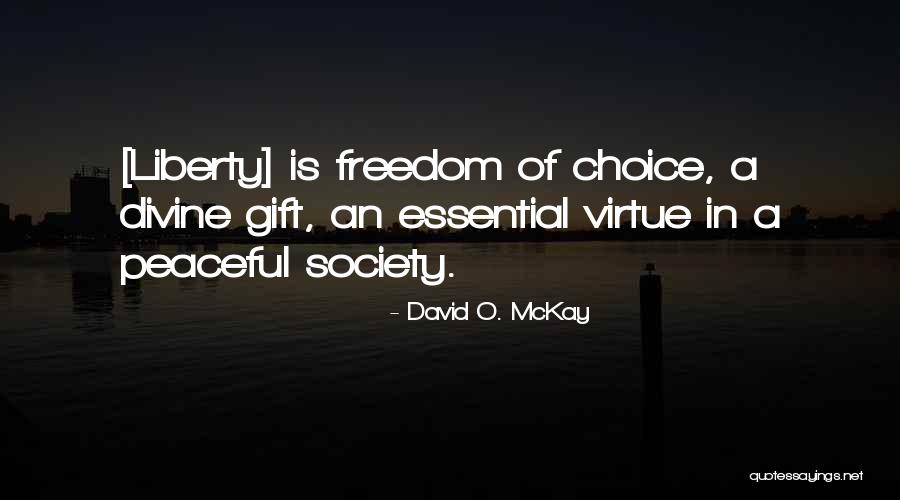 Peaceful Society Quotes By David O. McKay Peaceful Society Quotes By David O. McKay