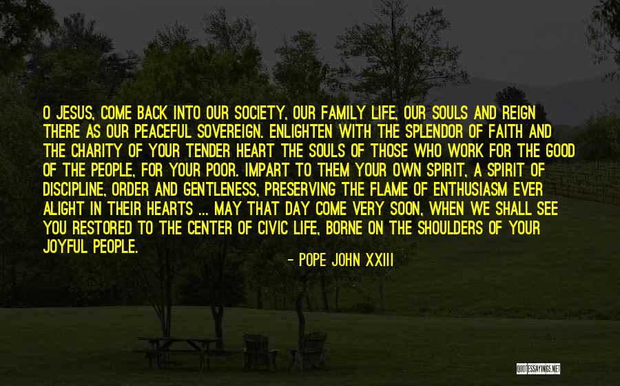 Peaceful Society Quotes By Pope John XXIII Peaceful Society Quotes By Pope John XXIII