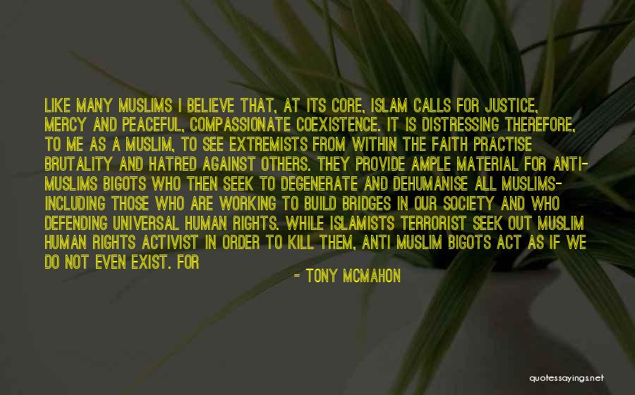 Peaceful Society Quotes By Tony McMahon Peaceful Society Quotes By Tony McMahon