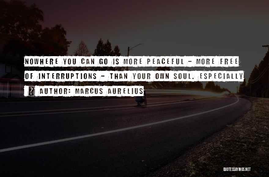 Peaceful Soul Quotes By Marcus Aurelius