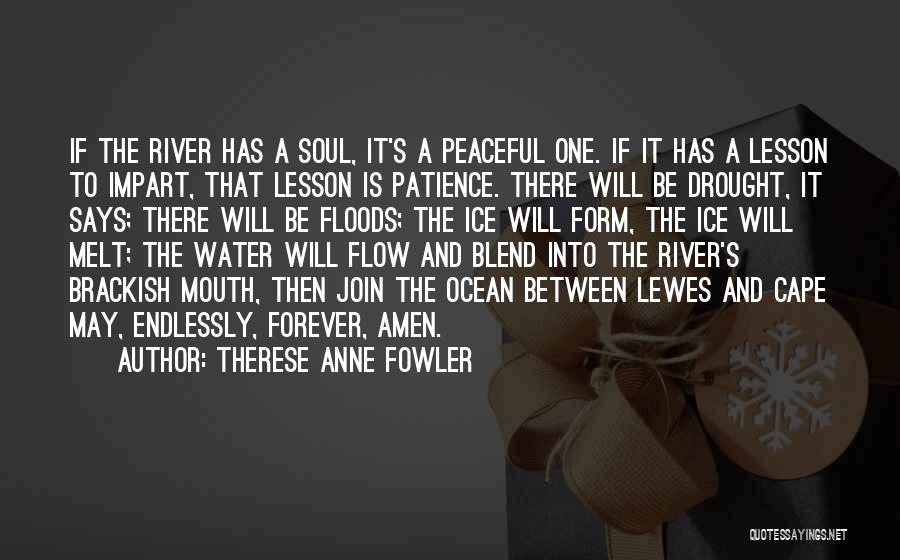 Peaceful Soul Quotes By Therese Anne Fowler