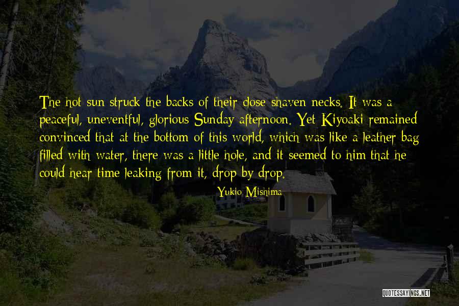 Peaceful Sunday Quotes By Yukio Mishima Peaceful Sunday Quotes By Yukio Mishima