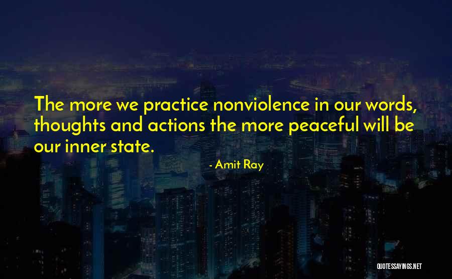 Peaceful Thoughts Quotes By Amit Ray Peaceful Thoughts Quotes By Amit Ray