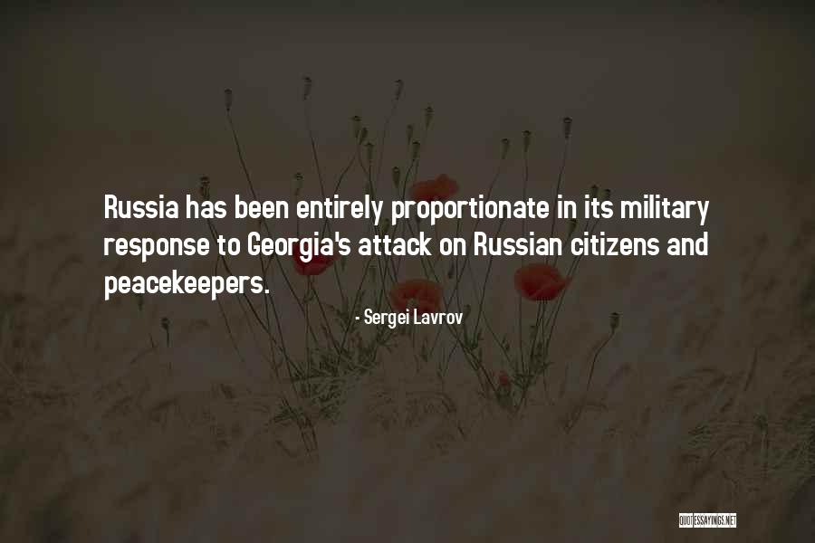 Peacekeepers Quotes By Sergei Lavrov