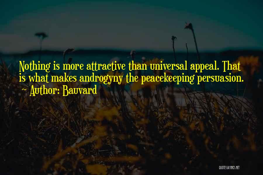 Peacekeeping Quotes By Bauvard