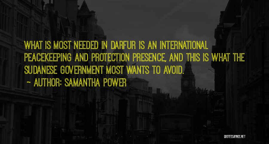 Peacekeeping Quotes By Samantha Power