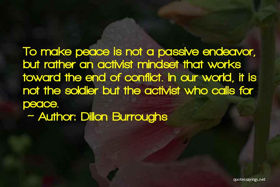 Peacemaker Quotes By Dillon Burroughs