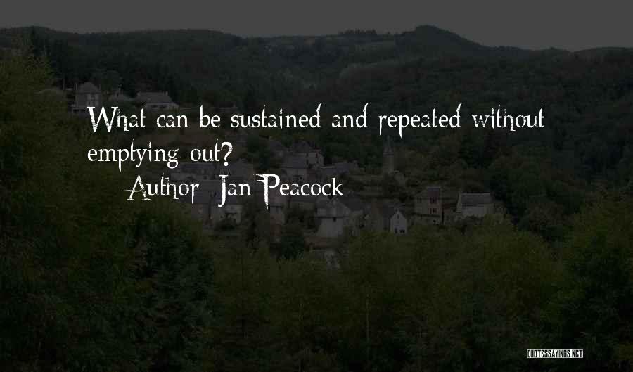 Peacock Quotes By Jan Peacock