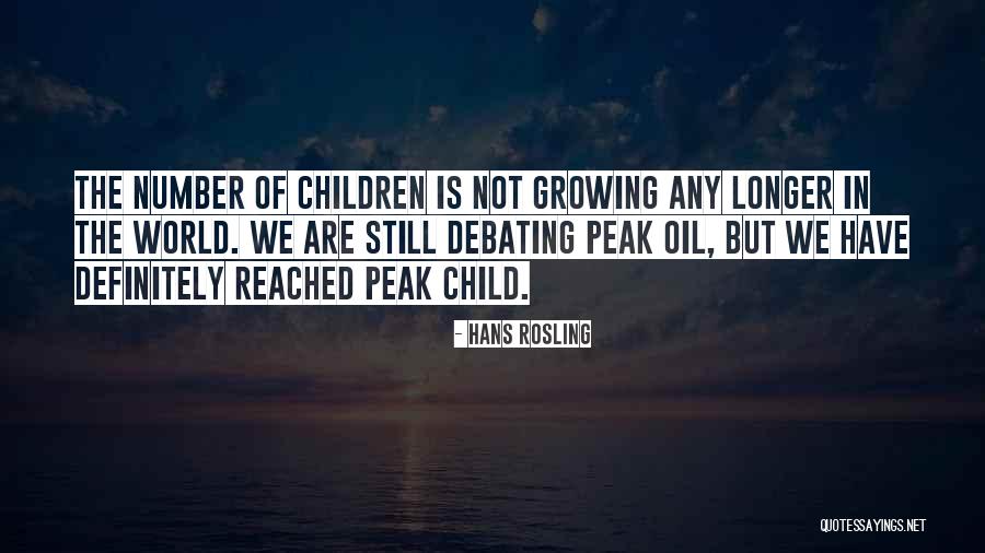 Peak Oil Quotes By Hans Rosling