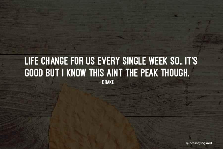 Peak Week Quotes By Drake