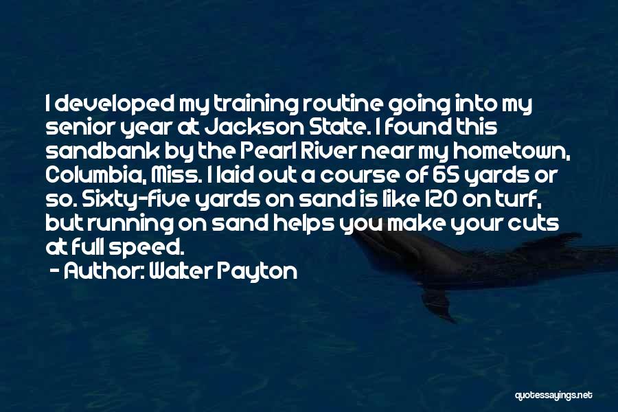 Pearl In The Sand Quotes By Walter Payton