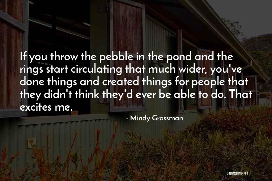 Pebble Go Quotes By Mindy Grossman Pebble Go Quotes By Mindy Grossman