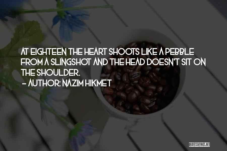 Pebbles Quotes By Nazim Hikmet