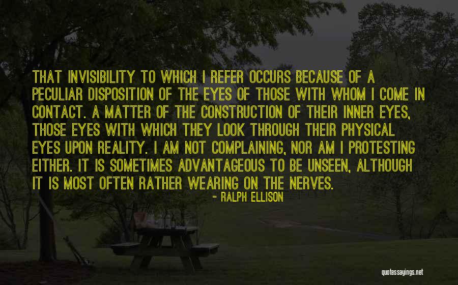 Peculiar Quotes By Ralph Ellison Peculiar Quotes By Ralph Ellison