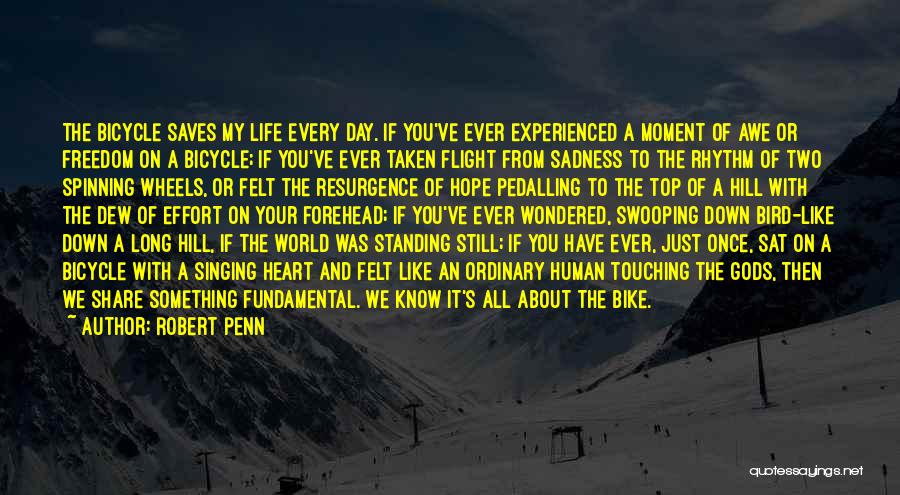 Pedalling Quotes By Robert Penn