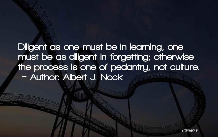 Pedantry Quotes By Albert J. Nock