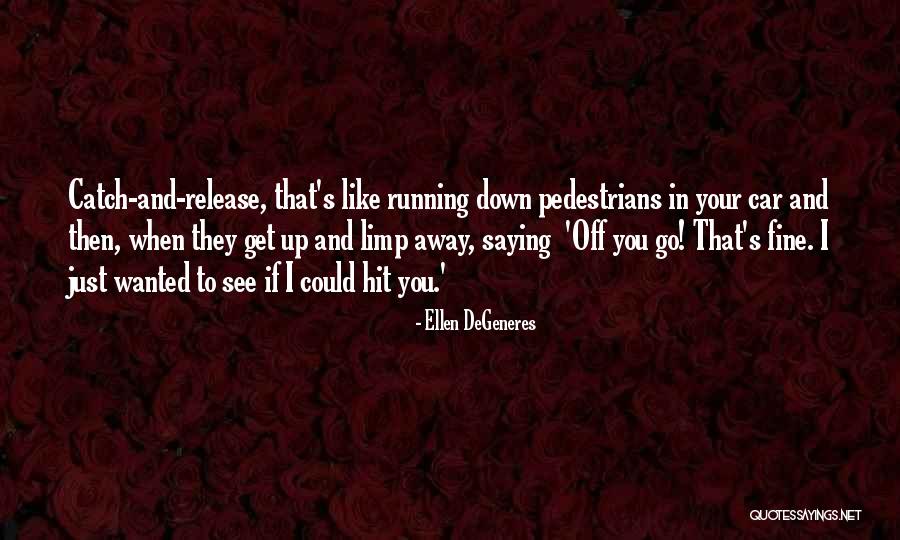 Pedestrians Quotes By Ellen DeGeneres Pedestrians Quotes By Ellen DeGeneres