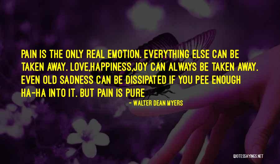 Pee Pee Quotes By Walter Dean Myers