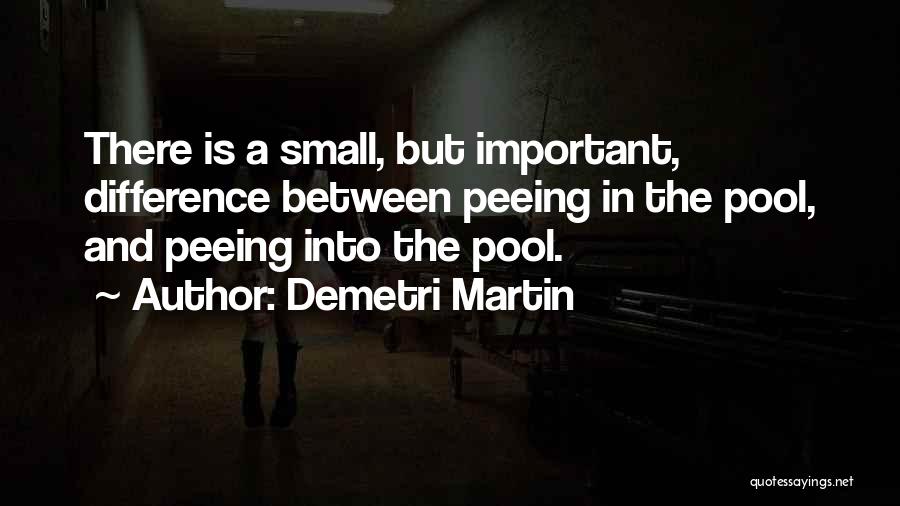 Peeing Yourself Quotes By Demetri Martin