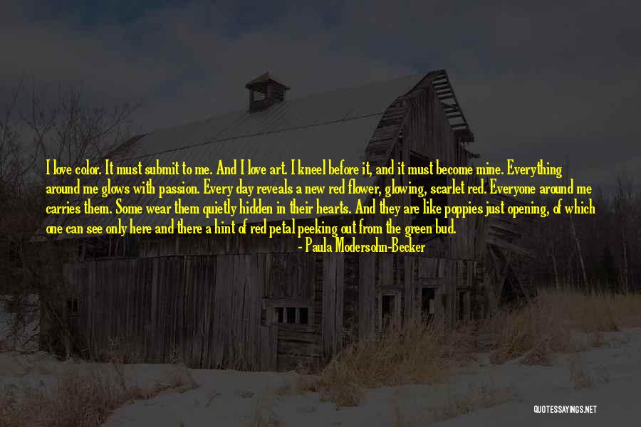 Peeking Out Quotes By Paula Modersohn-Becker Peeking Out Quotes By Paula Modersohn-Becker
