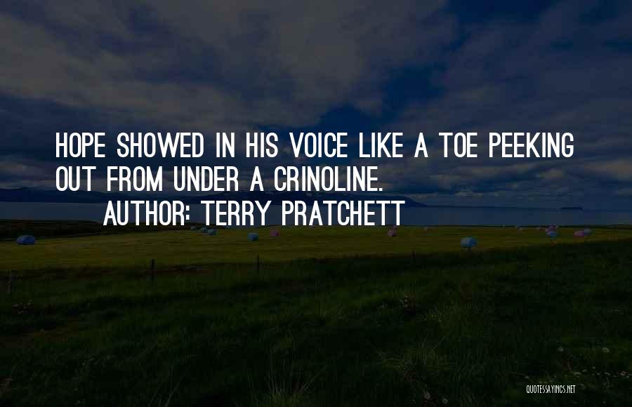 Peeking Quotes By Terry Pratchett