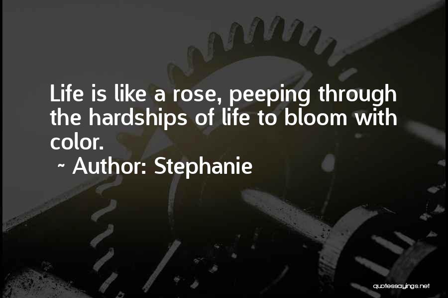 Peeping Into Others Life Quotes By Stephanie