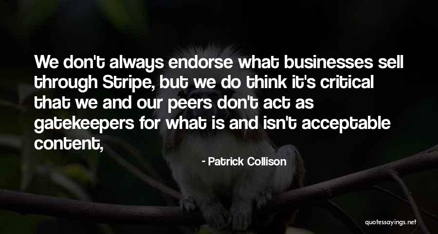 Peers Quotes By Patrick Collison