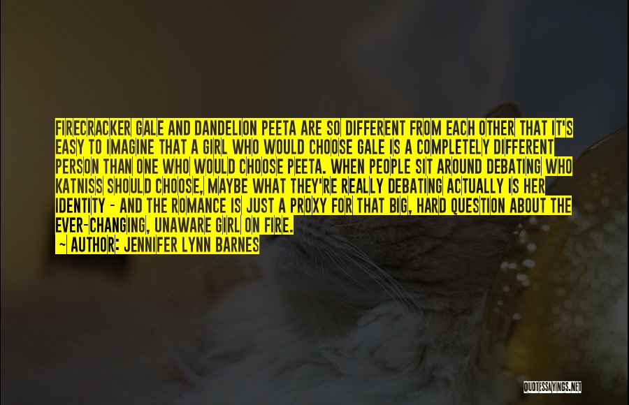 Peeta Hunger Games Quotes By Jennifer Lynn Barnes
