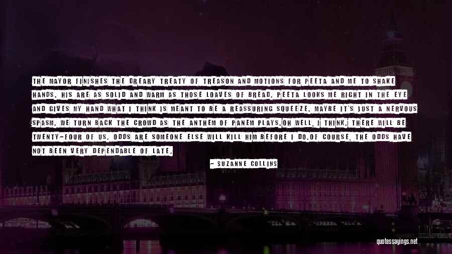 Peeta In The Hunger Games Quotes By Suzanne Collins Peeta In The Hunger Games Quotes By Suzanne Collins