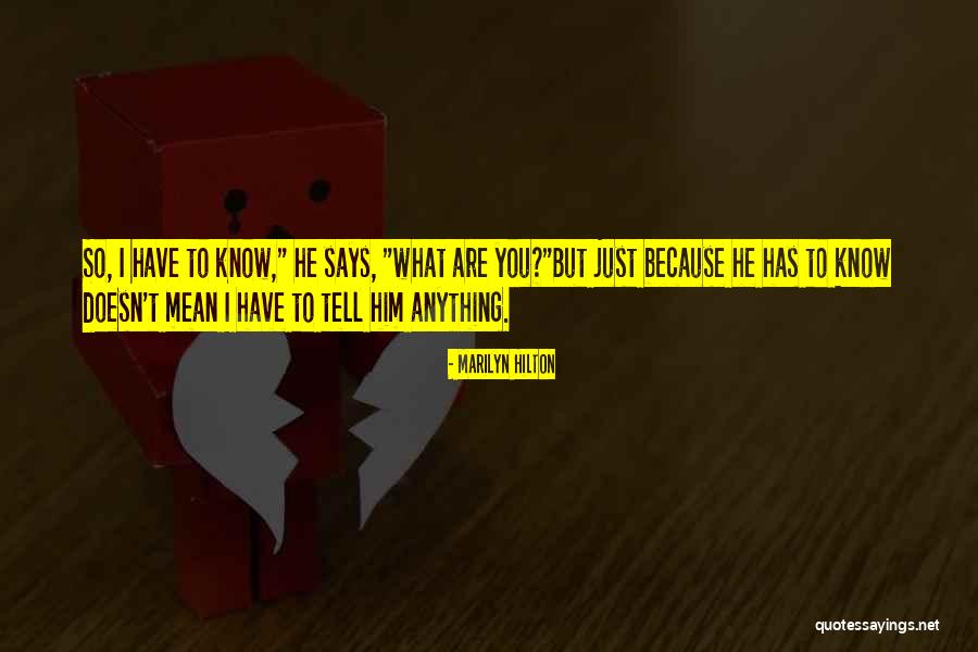 Peeya Peeya Quotes By Marilyn Hilton Peeya Peeya Quotes By Marilyn Hilton